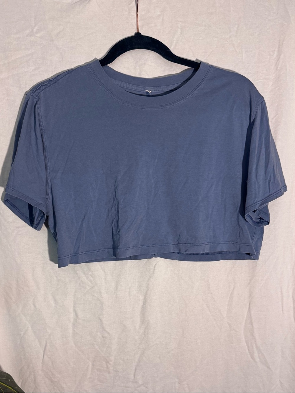 Lululemon All Yours Cropped T-Shirt in Water Drop Blue size 6 - Picture 6 of 10